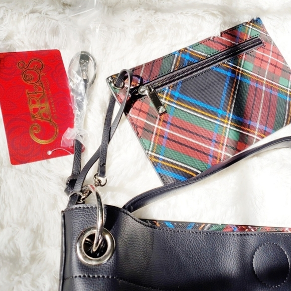 Carlos Santana *"Natalia" Satchel *NWT* Zipper Bag - Picture 7 of 9